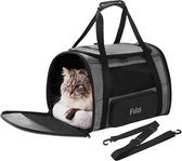 Panier de voyage Filo pour chat et chien, Extra robuste - Panier de voyage pour Chats - Sac de voyage - Boîte de transport - Sac de transport - Boîte de transport - Sac pour chat - Sac de transport pour animaux - Sac de transport pour chat