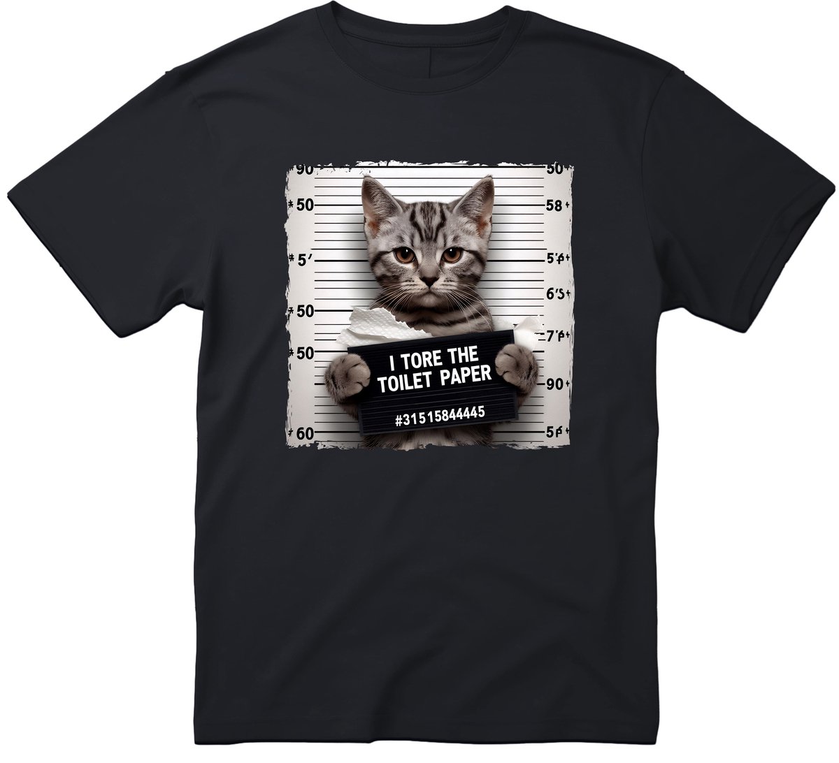 I Tore The Toilet Paper T-shirt - Heren Dames Unisex - cadeau - Katten T-shirt - Cat - Meme - Kat - Grappige T-shirt’s - Origineel Cadeau - Zwart - Funny - Grappig - Maat XL