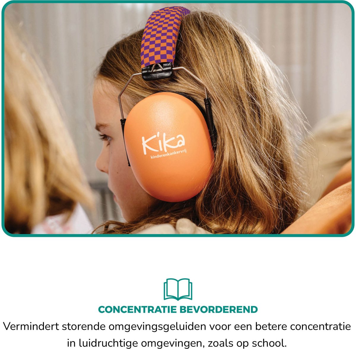 Alecto Gehoorbescherming Kinderen - Dempt harde geluiden - Verhoogd concentratie - Donatie aan KiKa bij elke aankoop - BV-71 KIKA - Oranje – foto 5