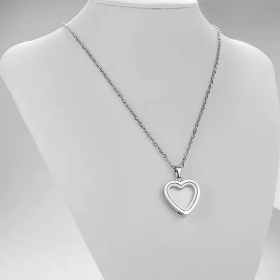 Néerlandais Duvall | Pendentif coeur transparent | Bijoux de crémation | pendentif en frêne | cœur où les cendres peuvent être déposées | Bijoux en forme de cœur | incinération | comme |
