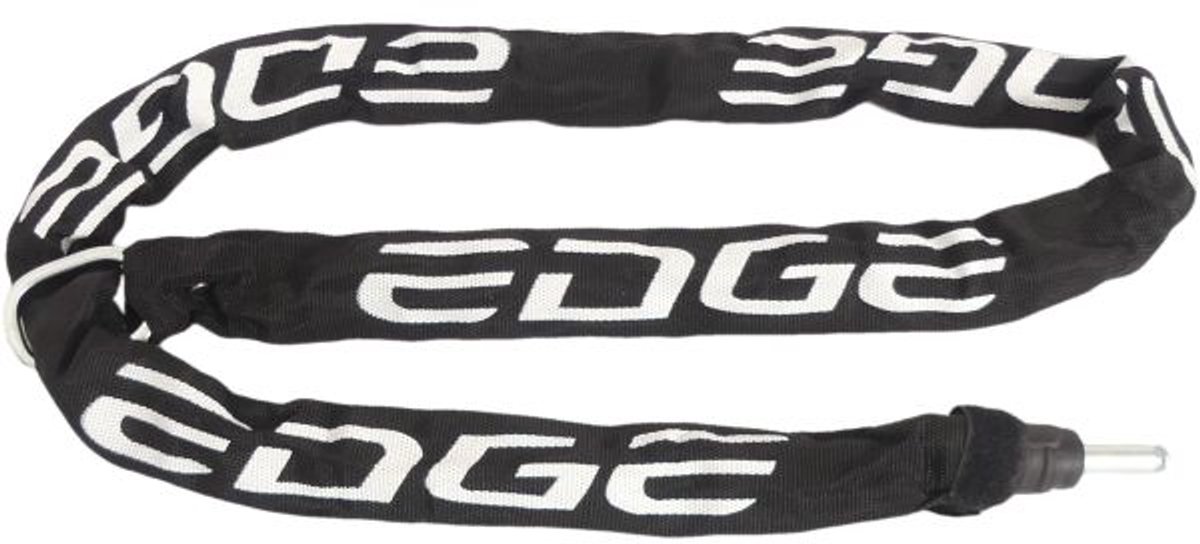Fiets Insteekketting Edge 140 cm met zwarte nylonhoes