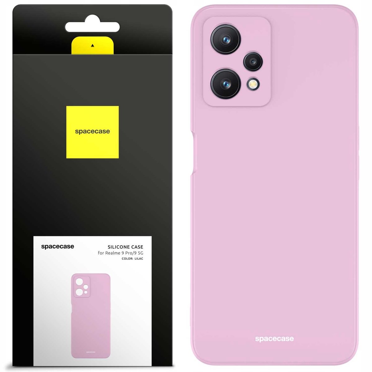 Spacecase Siliconen Hoesje Voor Realme 9 Pro 9 5G Lilac Bescherming