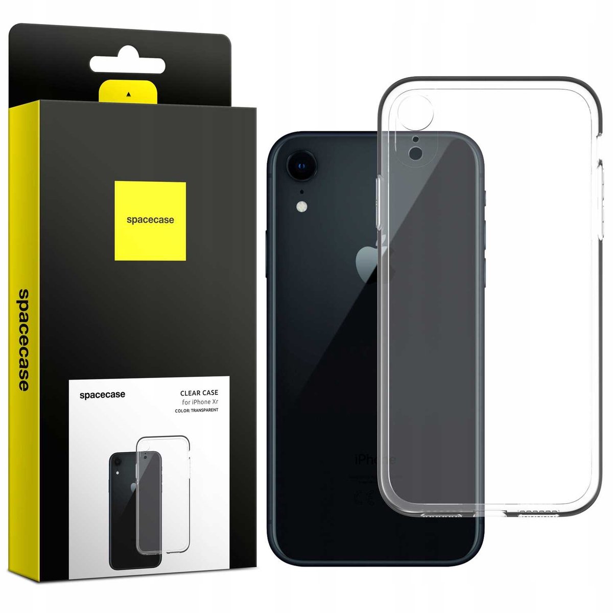 Spacecase Case Helder Voor Iphone Xr Transparante Hoes