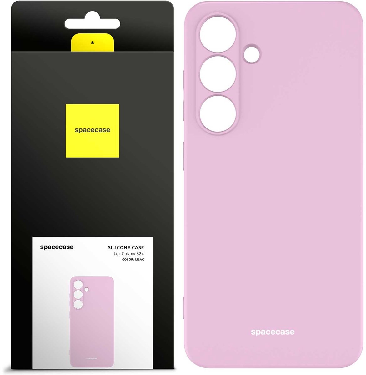 Spacecase Case Siliconen Hoes Voor Samsung Galaxy S24 Lilac
