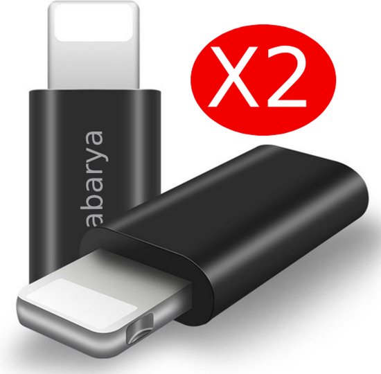 Adaptateur de câble de charge USB Type C Lightning femelle adapté à l'iPhone 13 Pro Max 12 11 pour Siècle des Lumières vers convertisseur séparateur Type-C noir