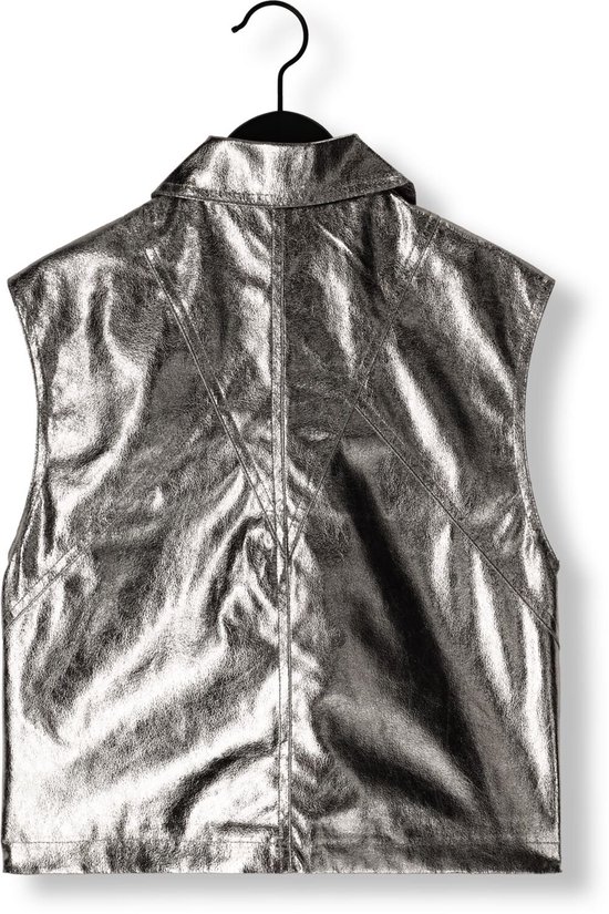 Gilet d'été Like Flo pour filles et adolescentes - gris anthracite - métallisé - Doris