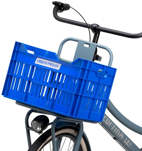 Urban Proof Click Fietskrat 30 Liter Gerecycled Kunststof Royal Blue van Urban Proof — afbeelding 2