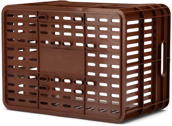 Urban Proof fietskrat 30L deep brown Recycled 40x30x25cm van Urban Proof — afbeelding 5
