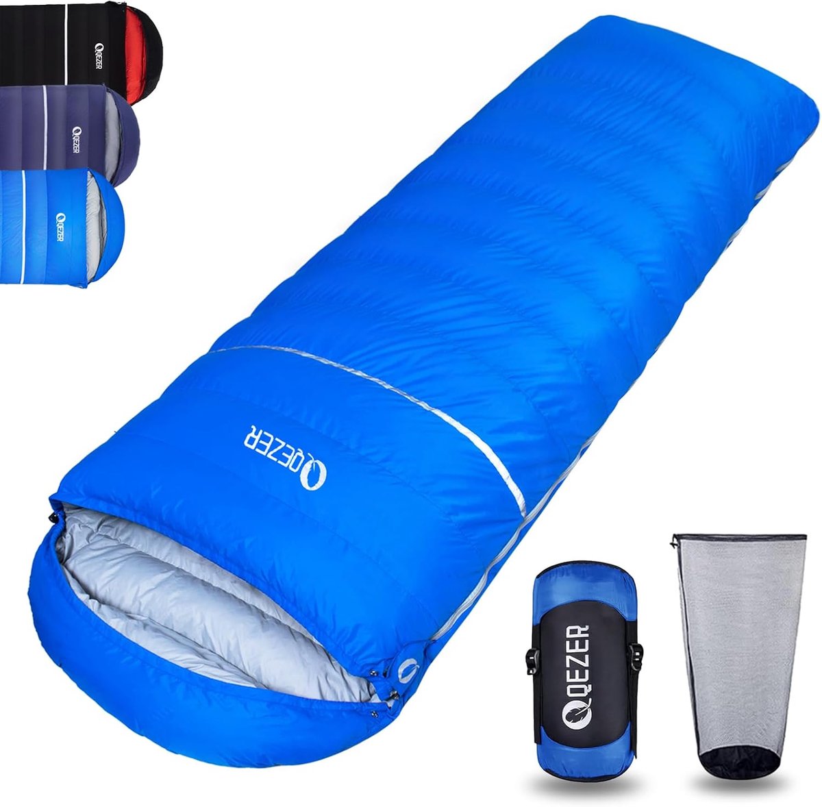 Lichtgewicht Dons Slaapzak voor Winter - Geschikt voor Outdoor Camping en Trekking van -8°C tot -23°C
