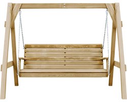 vidaXL Schommelbank - Grenenhout - 205x150x157 cm Schommelbank - Tuinset - Buitenschrijnwerk - Lounge Set - Tuin Meubels