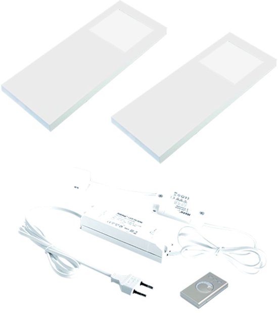 Hera Slim pad F dynamic LED set van 2 spots met kleur/dim-controller ...
