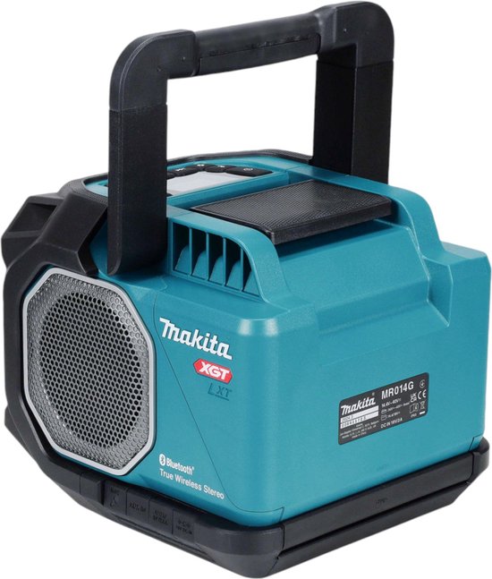 Makita MR 014 GZ Luidspreker 14,4 / 18 / 40 V AC/DC Bluetooth Microfoon Solo - zonder accu, zonder oplader van Makita — afbeelding 5