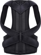 Rugbrace Posture Corrector Voor Vrouwen en Mannen | Verstelbare Bovenrug Straightener | Houding Corrector | Het Verstrekken Van Pijn Verlichting Van Nek, Schouder, En De Bovenrug | ZWART
