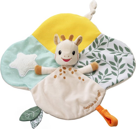 Sophie de Giraf Knuffeldoekje met Speenbevestiging - Zacht Babyknuffel en Praktisch Accessoire - Ideaal voor Troost, Speeltijd en als Kraamcadeau van Sophie de Giraf. — afbeelding 2
