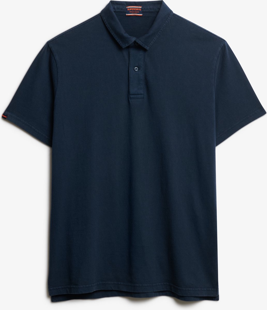 Superdry ESSENTIAL JERSEY POLO Heren Poloshirt Blauw