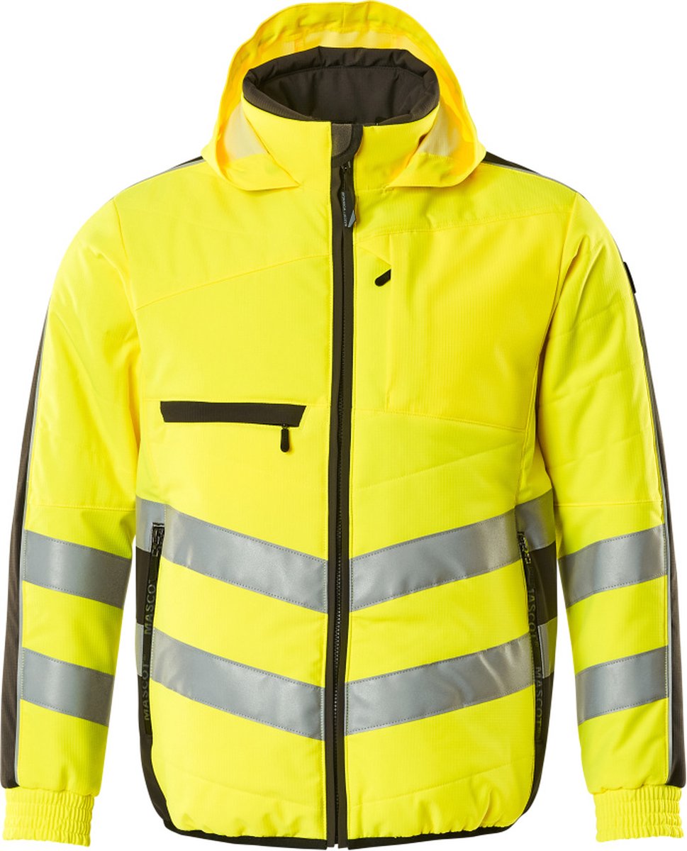 Mascot Safe Supreme Jas 15515-249 hi-vis /donkerantraciet Geel