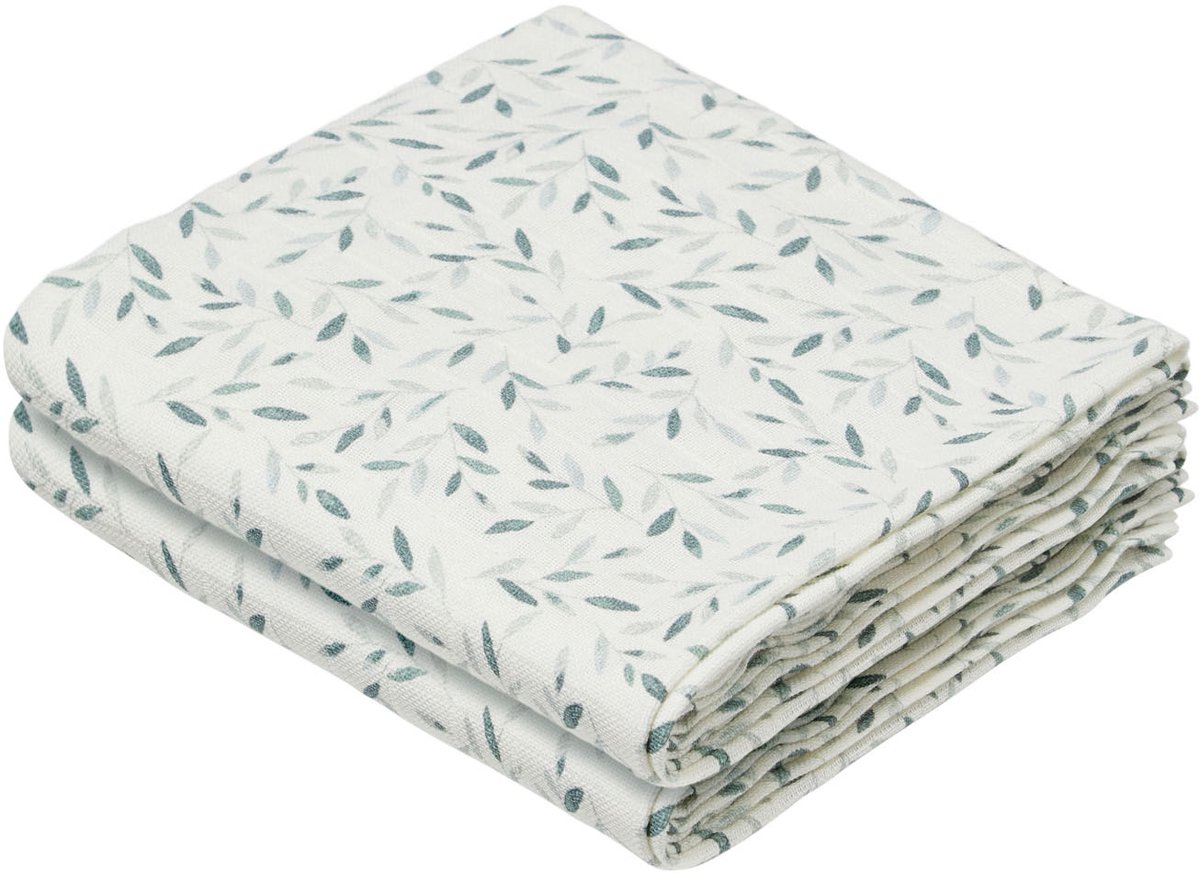 Cam Cam Copenhagen Green Leaves Hydrofiel Luiers 2 Stuks