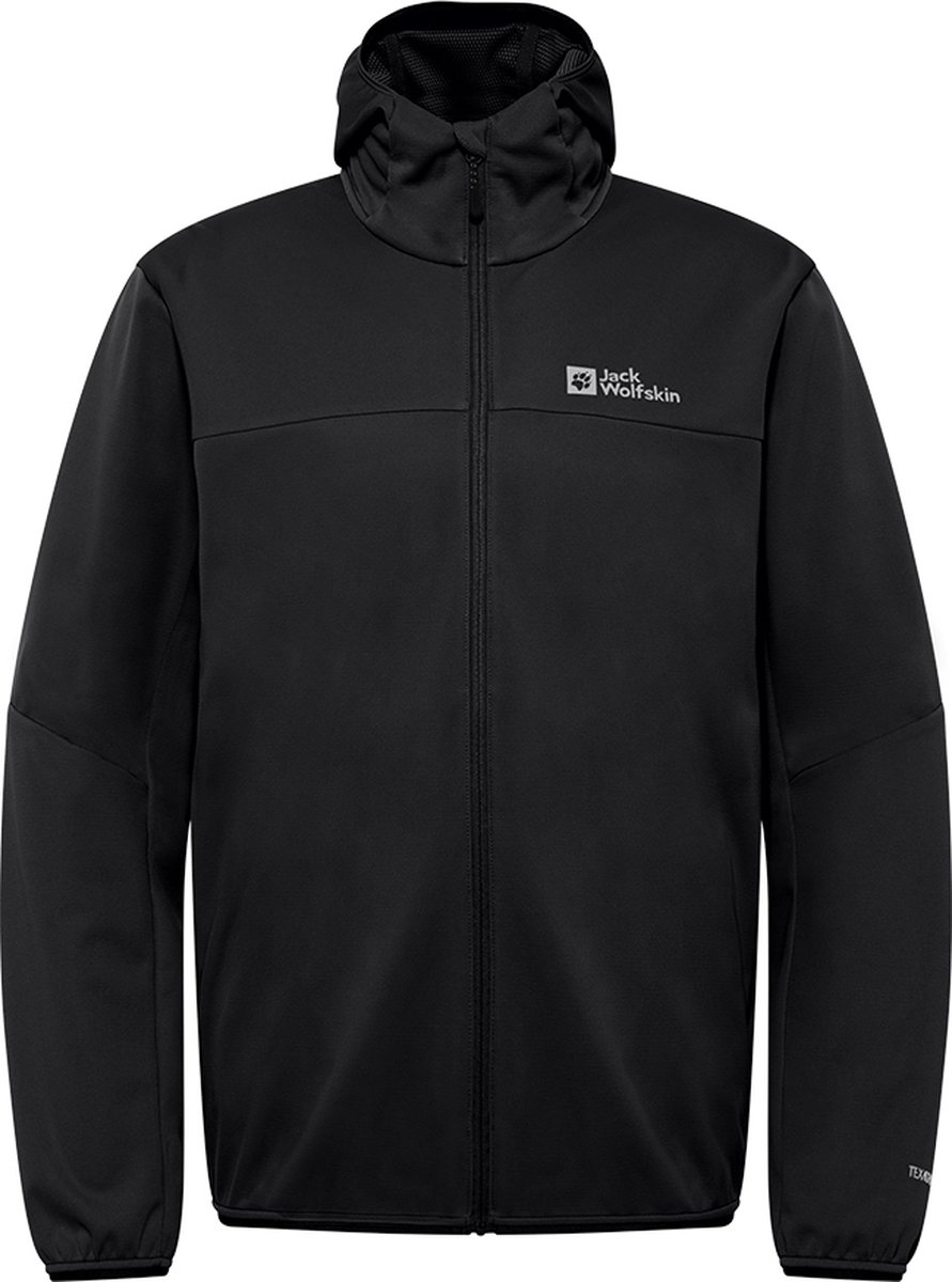 Jack Wolfskin FELDBERG HOODY Heren Outdoorjas Zwart