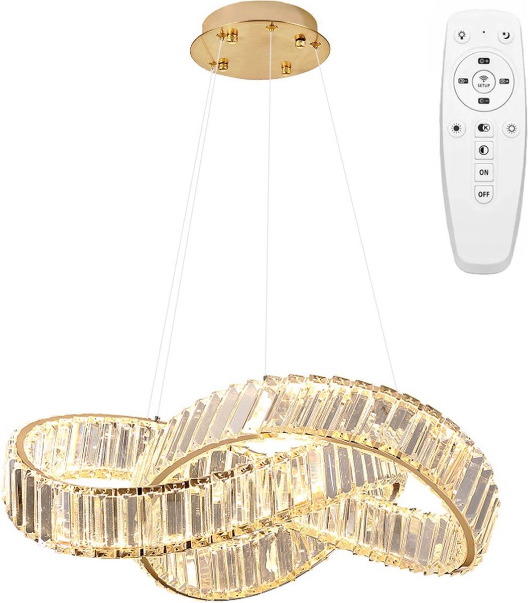 Toolight App1538-Cp Hanglamp Goud 58X58X45Cm