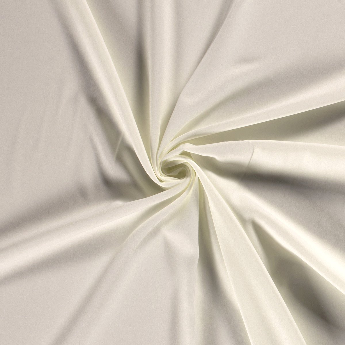 Naaistof Burlington (Texture, Bi-Stretch, Terlenka) - 100% Polyester - Gebroken Wit - 100cm lang bij 147cm breed - 1 meter