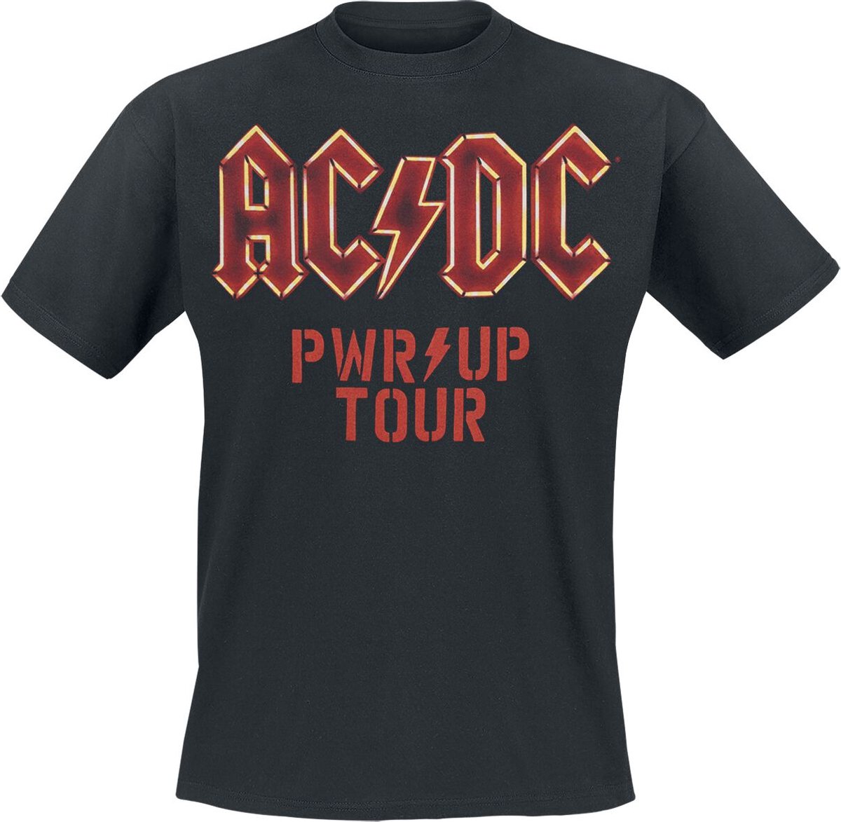 AC/DC PWR UP - Tourshirt 24 Heren T-shirt - zwart - M