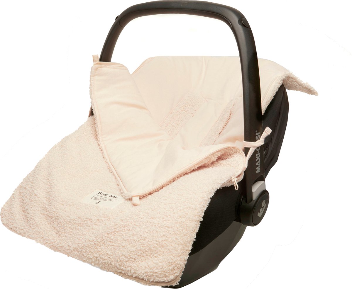 Jollein Voetenzak Boucle Naturel – Autostoel & Kinderwagen thumbnail 5