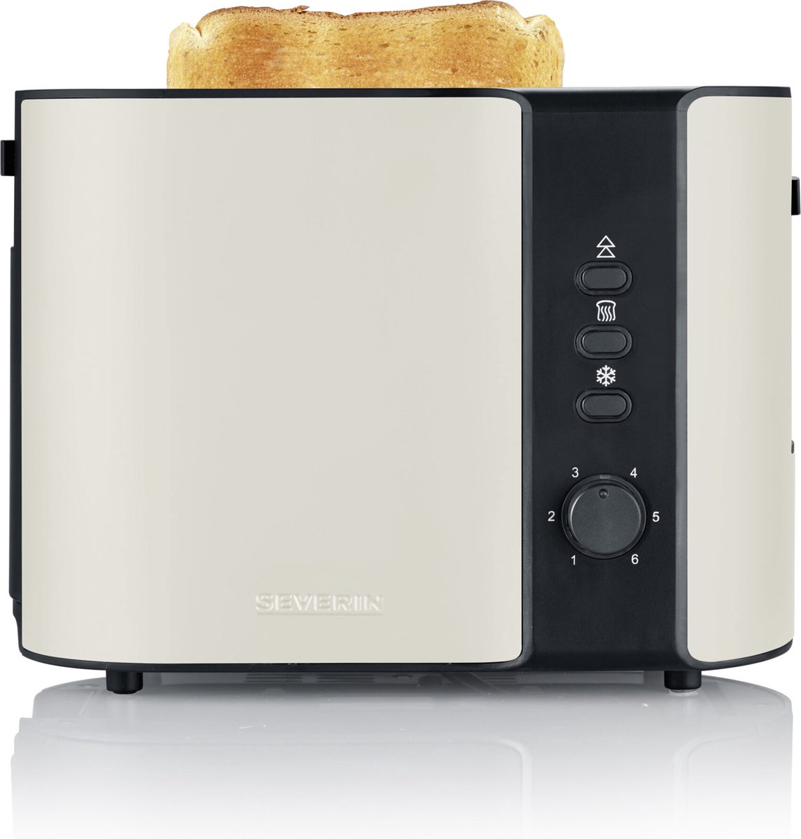 Severin AT9576 - broodrooster - 2 snede(n) - 800W - Beige