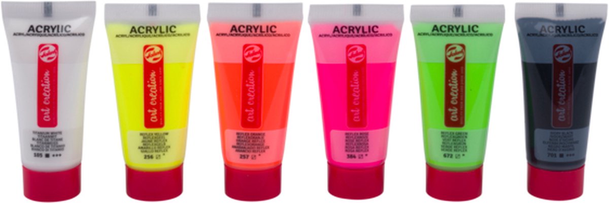 Talens Art Creation Acrylverf set Reflex | 6 x 12 ml — afbeelding 4