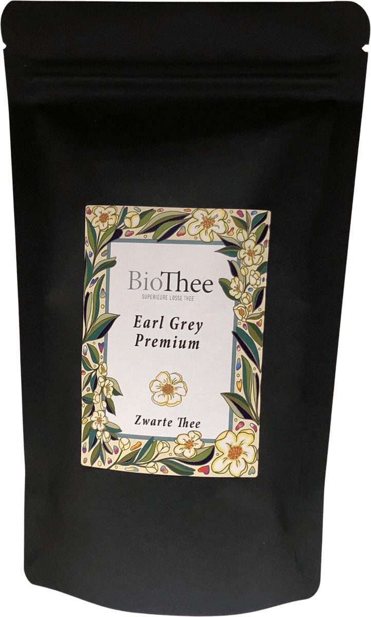 Earl Grey Premium (Bio) 300 gr. Premium biologische losse zwarte thee.