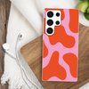 Rose, Motif de taches, Rouge