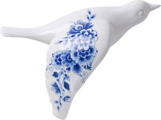 Heinen Delft oiseau mural bleu Delft bleu 3