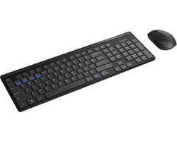 8100M Toetsenbord + Muis Comboset AZERTY(BE) Zwart
