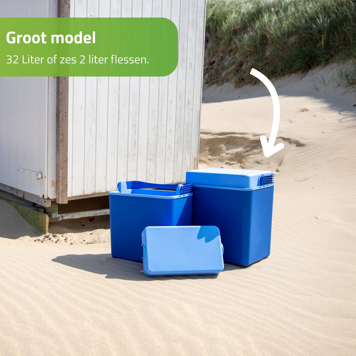 Bo-Camp Koelbox - Arctic - Blauw - Polyethyleen - 32 Liter