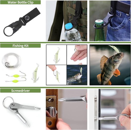 Pelle Pliable Multi-usages - Kit Survie Camping Et Chasse - Outil Tactique Neuf