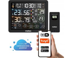 Digitaal Weerstation Pro - Complete Weermeting Binnen/Buiten met Luchtdruk en Fijnstofmeting