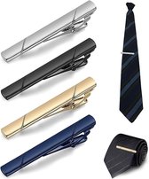 Bekecidi 4 stuks klassieke dasspelden koperen dasspeld voor mannen slanke kraag overhemd clips klassieke stropdas accessoires voor mannen dagelijks leven