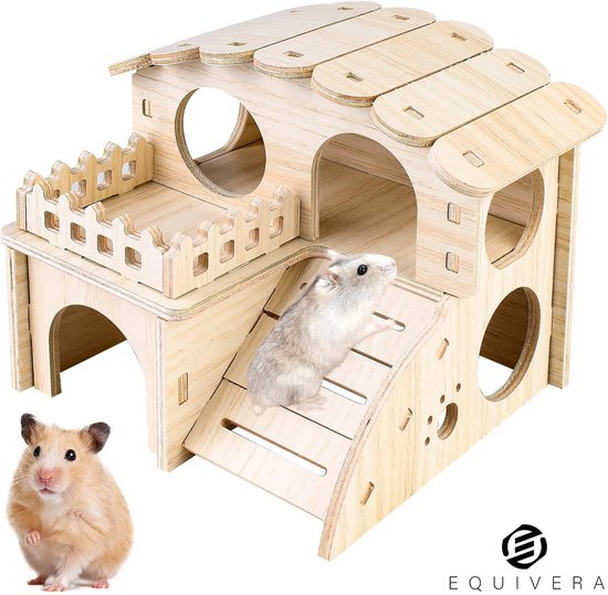 XXL diamanthamsterkooi, 5 etages, 3 trappen, groot beige systeem, buitenbuizen, verschillende deuren, accessoires