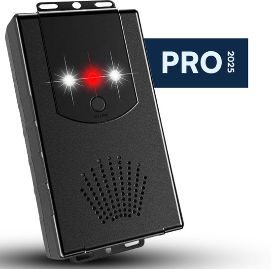 Frasco® - Marten Repeller Auto Plein air - Stone Marten Repeller Indoor & Outdoor - Piles, 12V & Batterie de voiture - Martres, Souris et rats - Stone Marten Repeller PRO