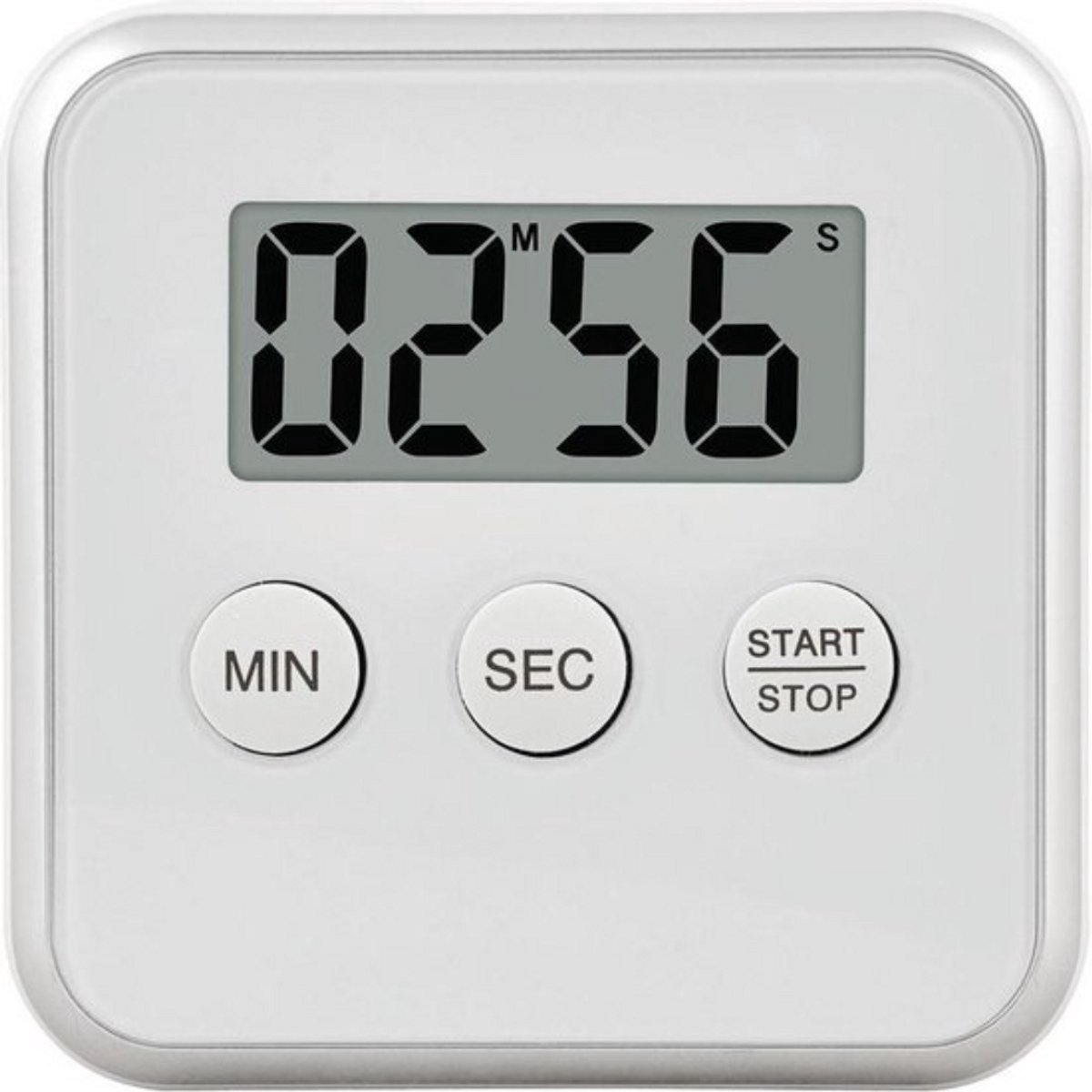 Magnetische Kookwekker - Digitale Timer - Kookwekker Inclusief Standaard - Wit