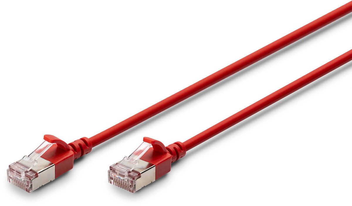 Digitus DK-1632-A-003S-R netwerkkabel Rood 0,3 m Cat6a F/FTP (FFTP)