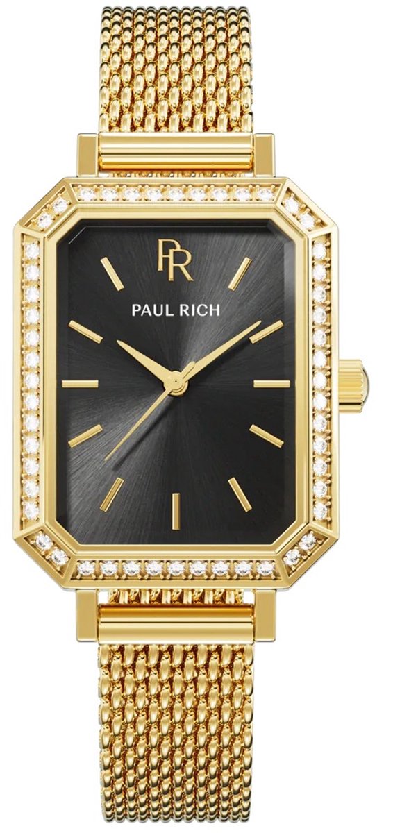 Paul Rich Icon Gold Black ICO03 dameshorloge
