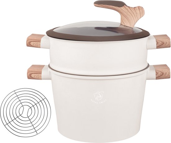 Cheffinger Couscous Pan - 12 Liter - Stoompan - Couscoussière - Inductie - Couscouspan