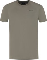 Ballin Amsterdam - Heren Regular fit T-shirts Crewneck SS - Dark Army - Maat M