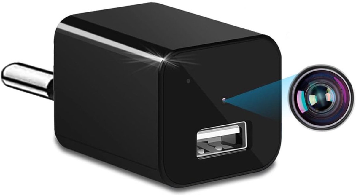 ApexArte® Verborgen Camera - Spy Camera - Spionage - Zwart