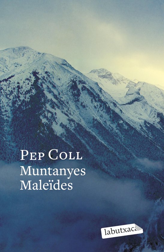 Boekomslag met een besneeuwd berglandschap en de tekst "Pep Coll Muntanyes Maleïdes".