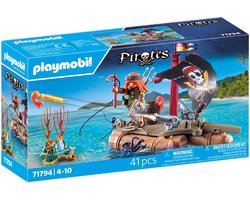 PLAYMOBIL Pirates Piratenvlot met schat 71794
