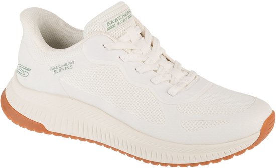 Skechers Slip-Ins : Bobs Squad 4 – Look classique, Femme, Wit, Baskets pour femmes, Pointure : 41