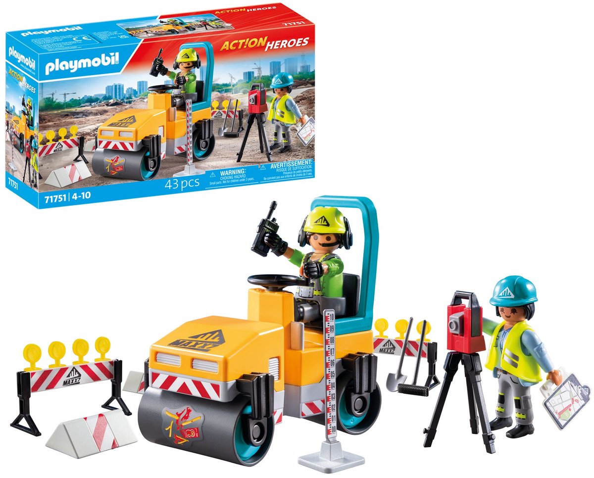 PLAYMOBIL Action Heroes Wegenbouw 71751 — afbeelding 7