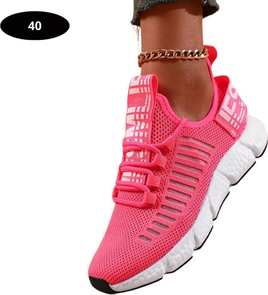 Nivard Tennisschoenen - Heren - Dames - Tenniskleding - Indoor - Outdoor - Roze - Maat 40