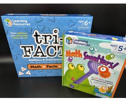 Voordeelset: Sommen maken (2 spellen)! Tri-facta optellen en aftrekken & Sommen meppers!